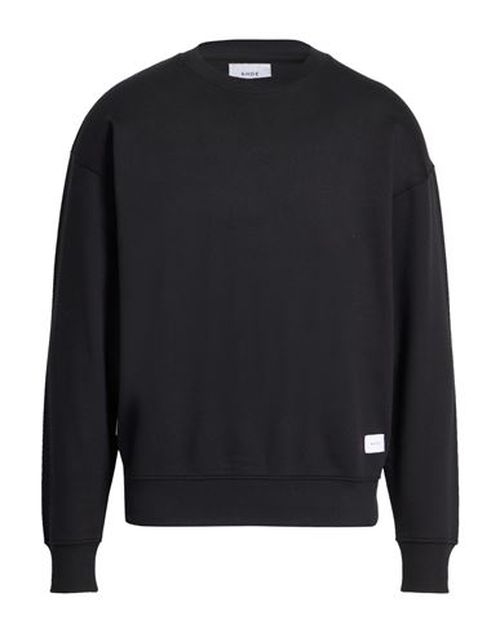 Man Sweatshirt Black Size L Cotton