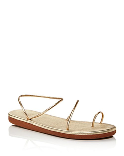 Women's Kansiz Barely There Strappy Toe-Ring Sandals