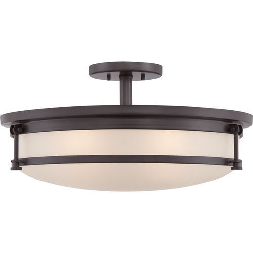 Sailor 5-Light Semi-Flush Mount in Western Bronze