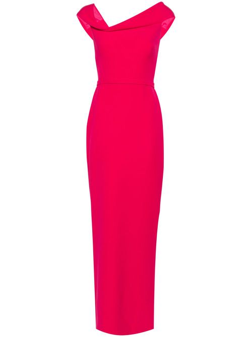 Koral crepe maxi dress - Pink