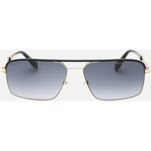 Men's Marc Jacobs Dark Grey SF Lens Black Gold Sunglasses - Size: ONE size