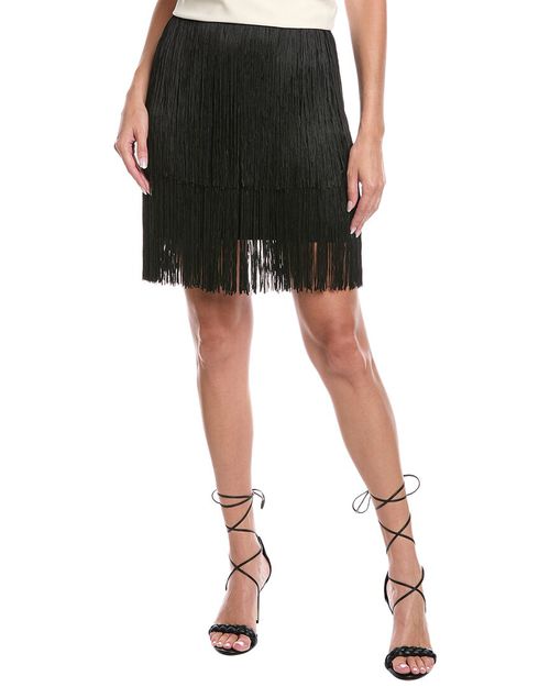 Fringe Mini Skirt