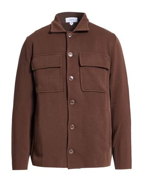 Man Shirt Brown Size M Cotton