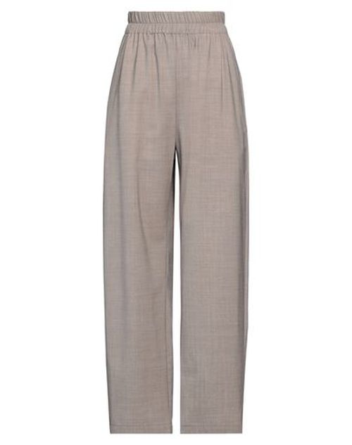 Woman Pants Grey Size 8 Virgin Wool, Elastane