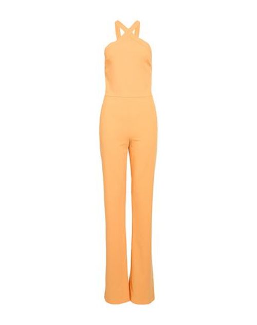 Woman Jumpsuit Mandarin Size 4 Polyester, Elastane