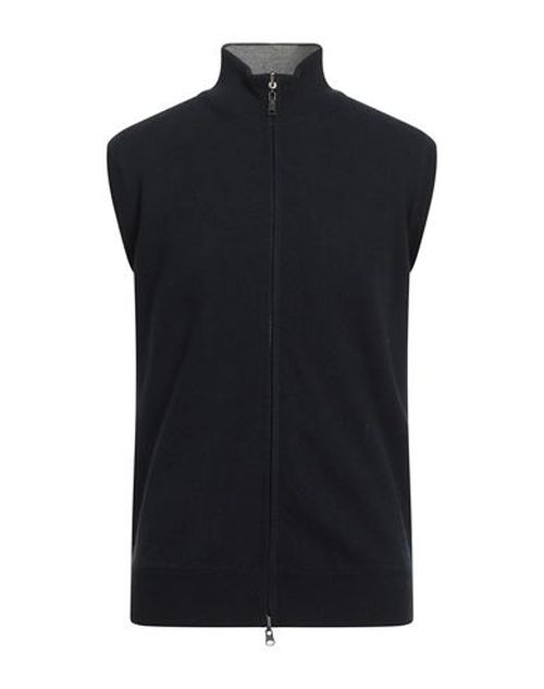 Cashmere Company Man Cardigan Midnight blue Size 40 Wool, Cashmere
