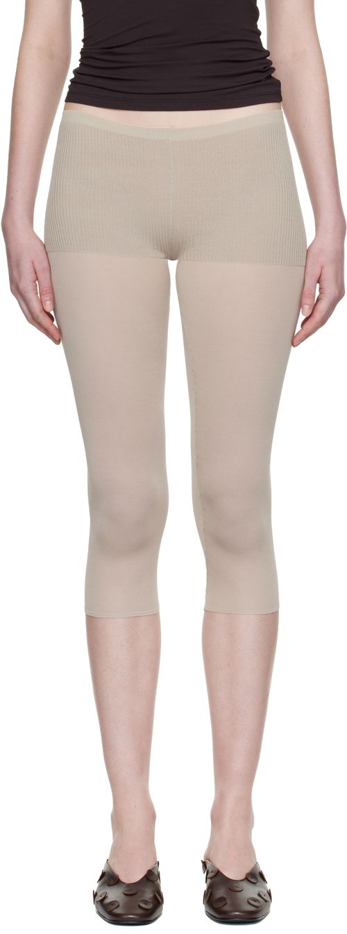 Beige Meleta Leggings
