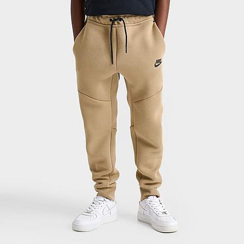 Kids' Sportswear Tech Fleece Reflective Jogger Pants in Beige/Parachute Beige