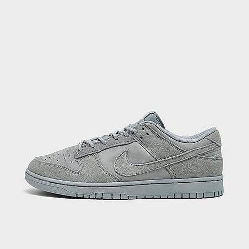 Men's Dunk Low Retro SE Suede Casual Shoes in Wolf Grey/Wolf Grey