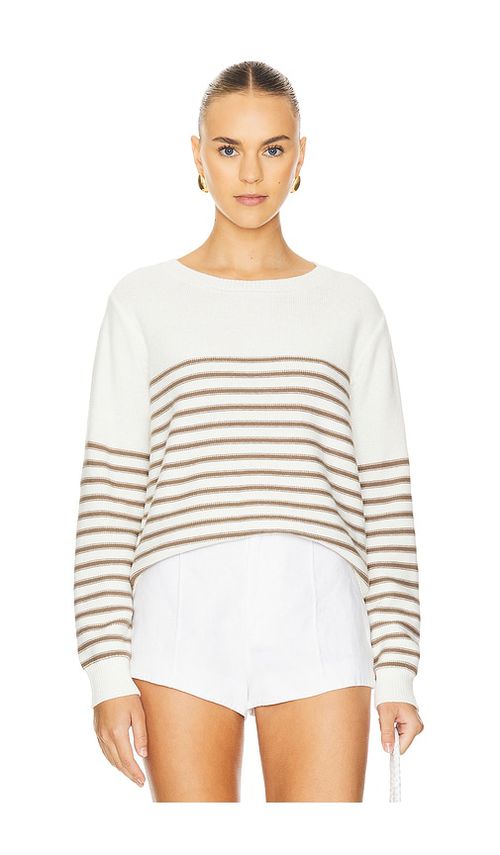 Stitches & Stripes PULLOVER MIT RUNDHALSAUSSCHNITT AUBREY` in Cream. Größe XS. Also in L, M