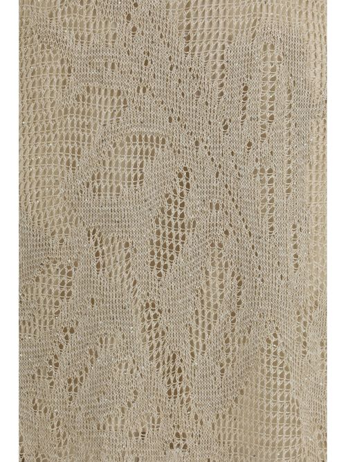 Water Lillies Dress — Beige