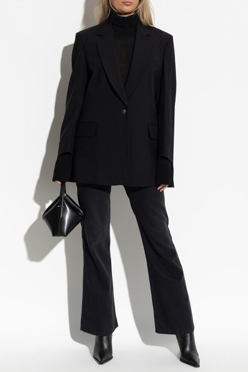 Rag & Bone  Blazer With Open Lapels, Women's, Black