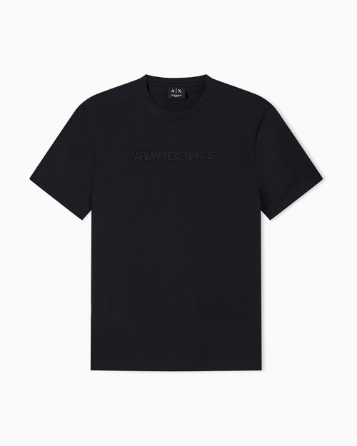 Slim-Fit T-shirt in Cotton Jersey with tonal embossed logo