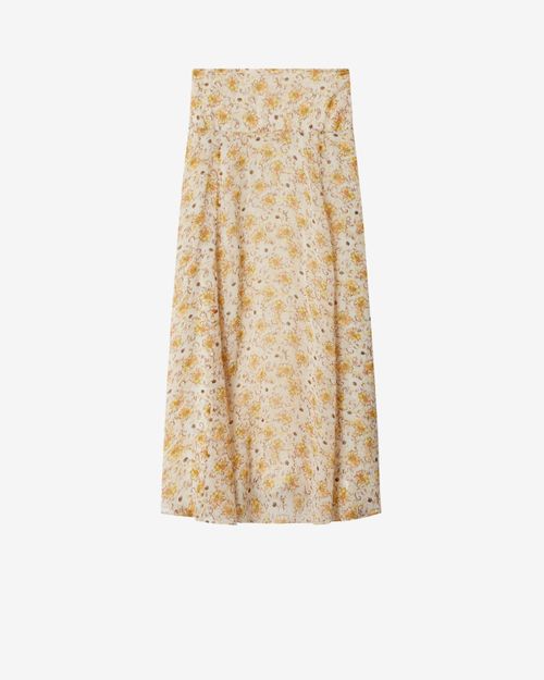 Fran Skirt - Women - Light Yellow-ecru - Size 34 - Marant Étoile