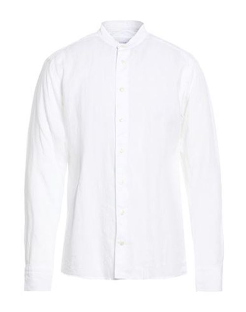 Man Shirt White Size 15 ¾ Linen