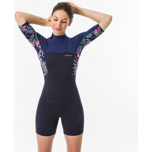 Decathlon Surfing Shorty Short-Sleeved Back Zip 500 WAKU