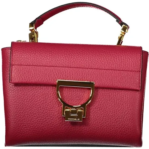 Coccinelle Women's Red Leather Women Handbag - Size: ONE size