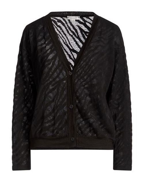 Woman Cardigan Black Size XS Cotton, Linen, Polyamide