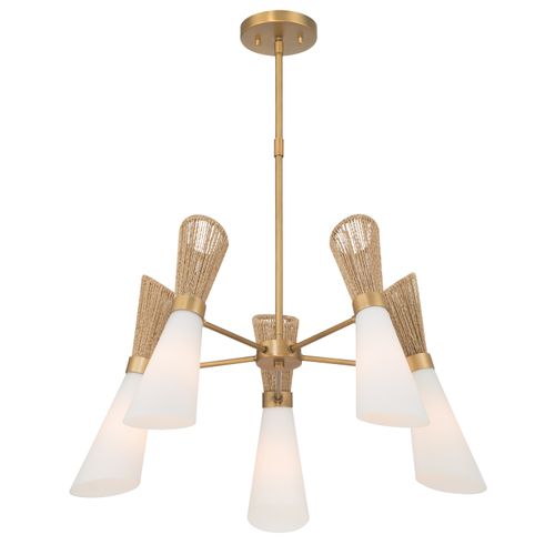 Legacy Brass Chandelier from the Vantrel Collection