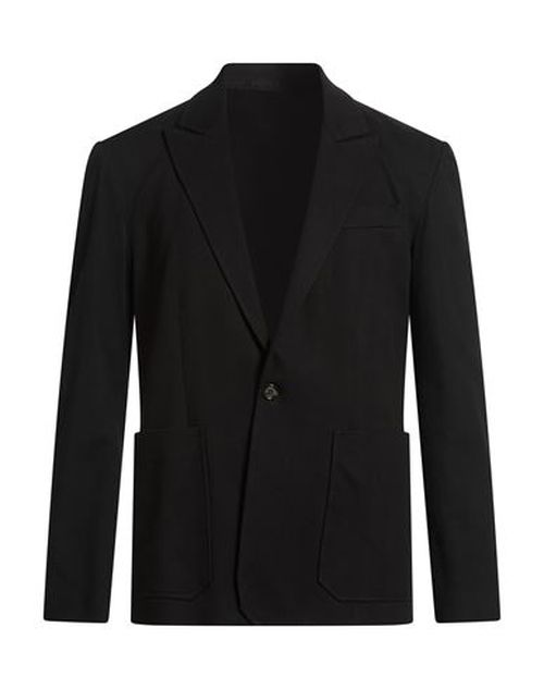 Man Blazer Black Size 36 Cotton