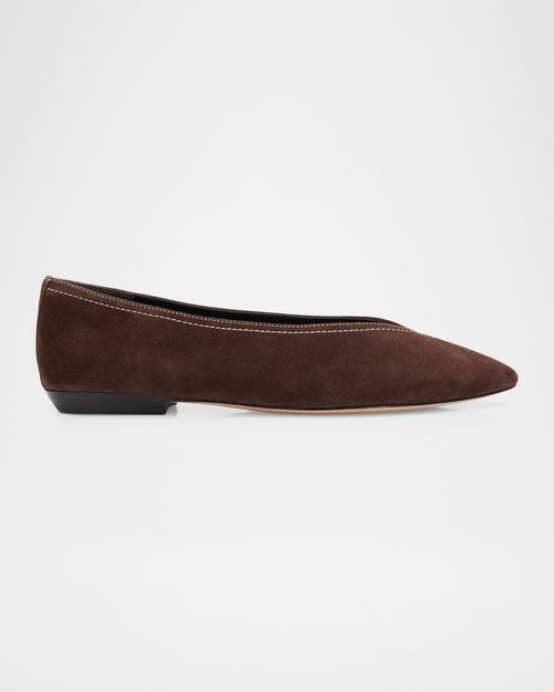 Bancroft Suede Ballerina Flats