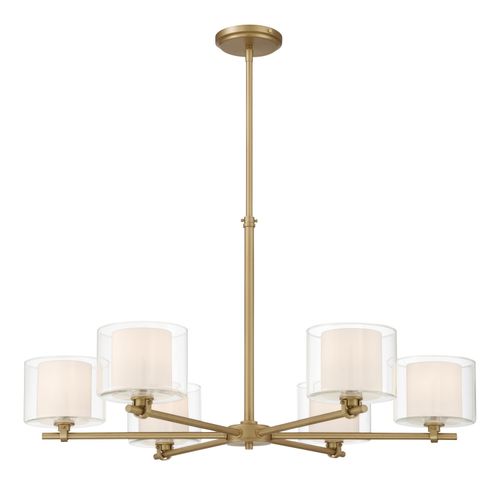 Legacy Brass Chandelier from the Seville Collection