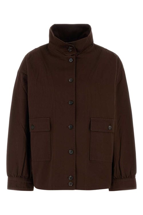 Brown Gabardine Jacket