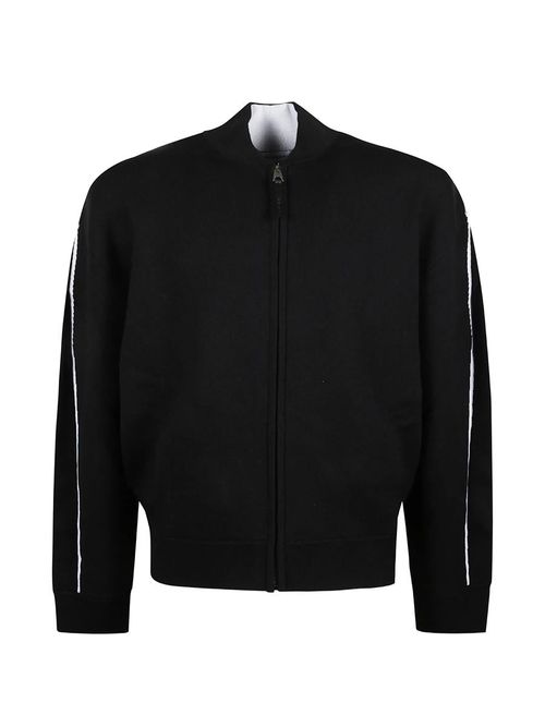 Couture Seam Zipped Cardigan