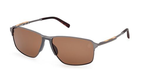 Timberland TB00040 Polarized 09H Men's Sunglasses Gunmetal Size 62
