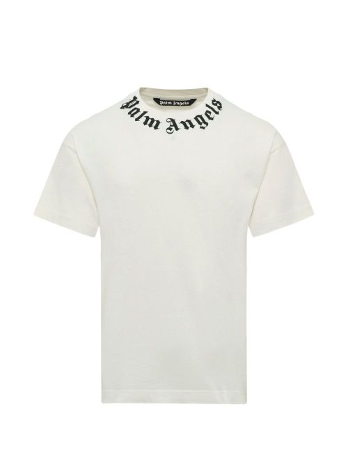 Logo-Embroidered T-Shirt — White