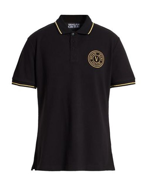 Man Polo shirt Black Size XL Cotton