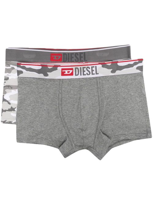 Two-pack logo boxers - Grey