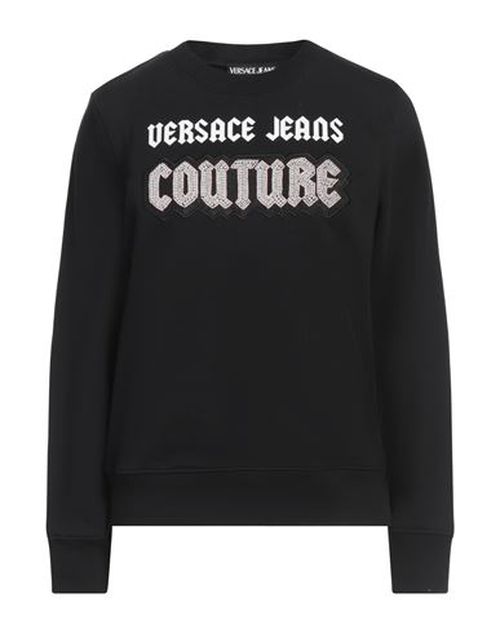 Woman Sweatshirt Black Size M Cotton