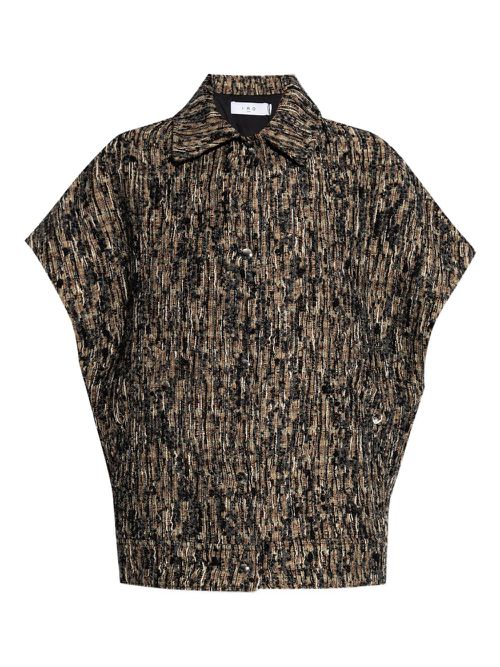 Caliopa tweed short-sleeved jacket - Multicolour