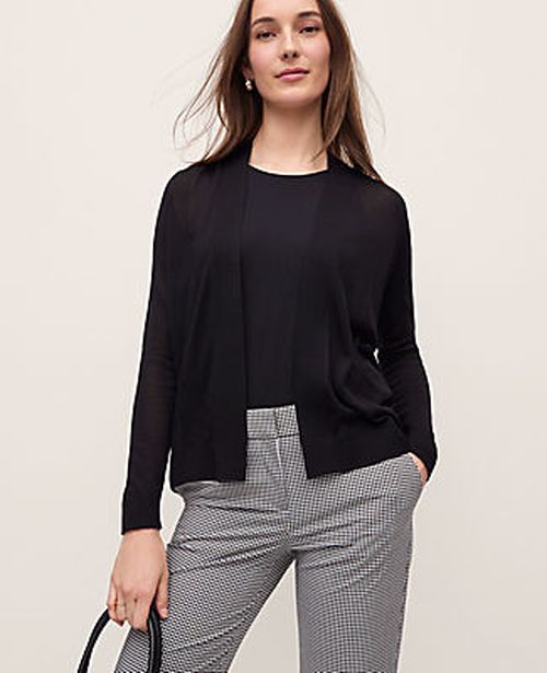 Ann Taylor Lightweight Open Cardigan