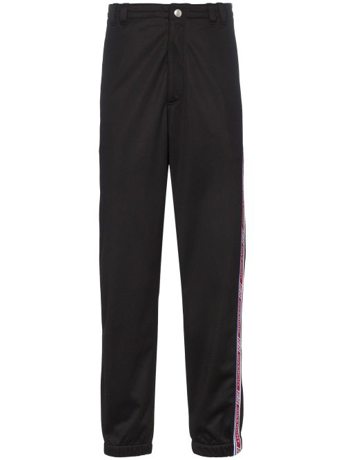 Stripe sweatpants - Black