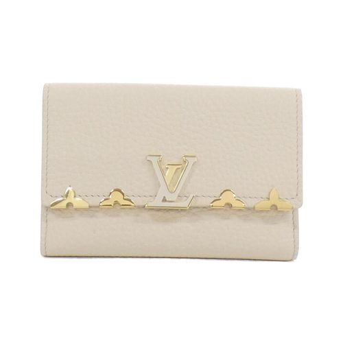 Louis Vuitton Leather Wallet Tri-Fold Pre-Owned