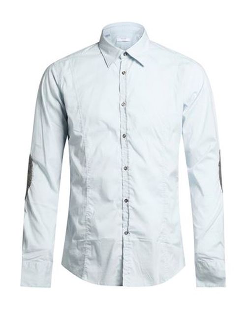 Man Shirt Sky blue Size 16 ½ Cotton, Polyamide, Elastane