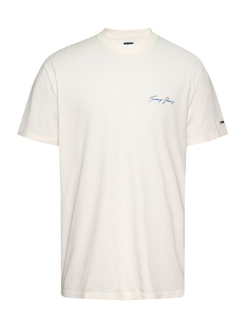 Tommy Jeans Maglietta 'SAILING' zappiro / arancione chiaro / nero / bianco