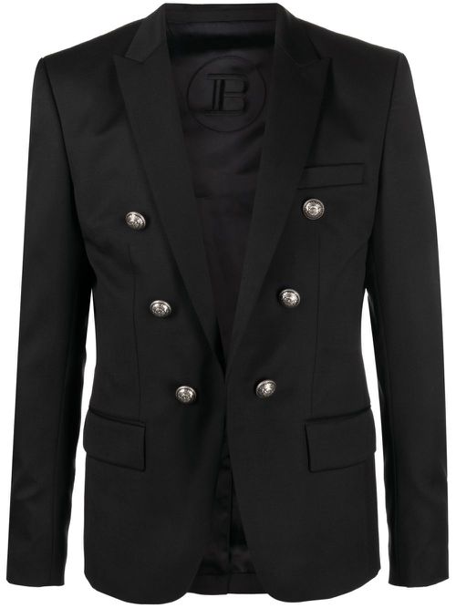 Double-breasted blazer - Black