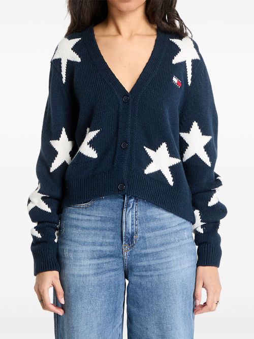 Star cardigan - Blue