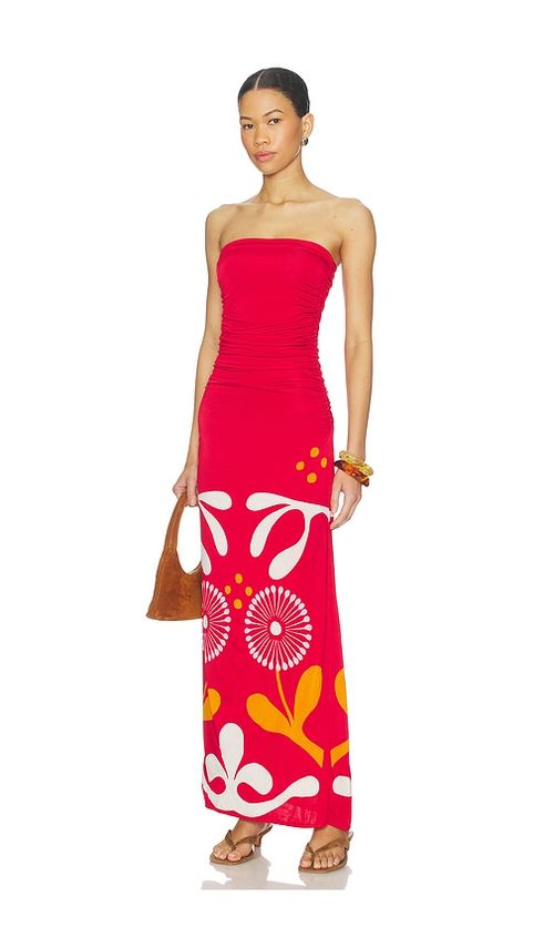 Cala de la Cruz Daphne Dress in Red. - XS also in S, M