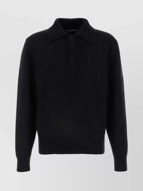 Dolce&Gabbana - ribbed cuffs and hem sweater