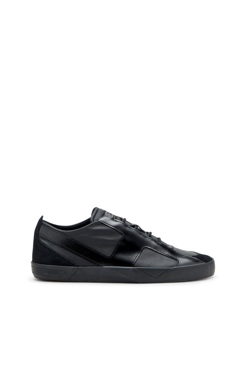 S-Slante-D-Sneakers in suede and leather with D logo - Sneakers - Man - Black