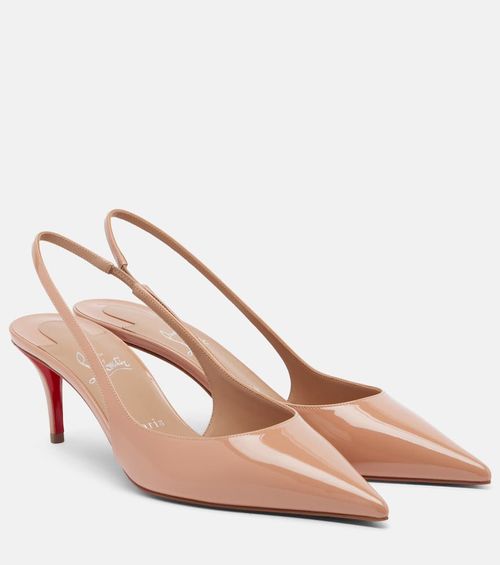 Miss Z 60 patent leather slingback pumps