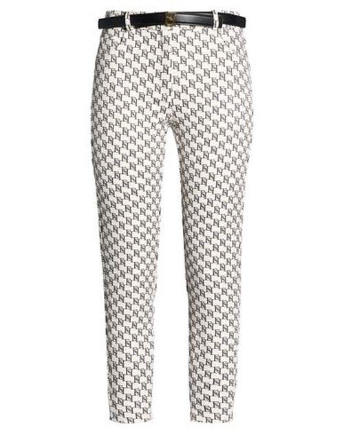 Woman Pants Ivory Size 6 Polyester, Elastane