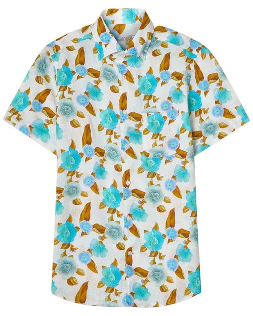 Morgan Floral Print Linen Shirt