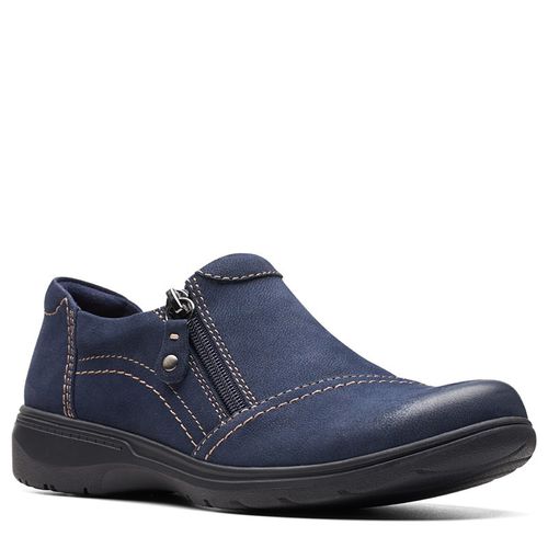 Women's Carleigh Ray Slip On Shoes (Navy Nubuck)