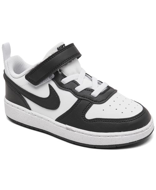 Toddler Kids Court Borough Low Recraft Stay-Put Casual Sneakers from Finish Line - White, Black