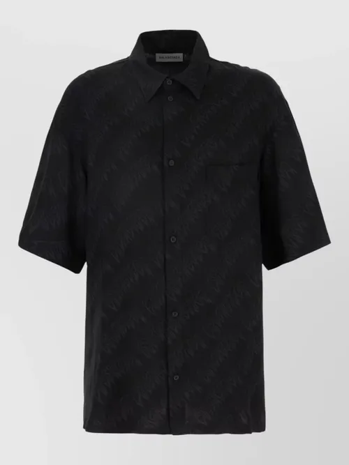 Balenciaga - short sleeve shirt chest pocket detai